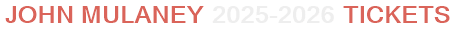 John Mulaney 2025-2026 Tickets